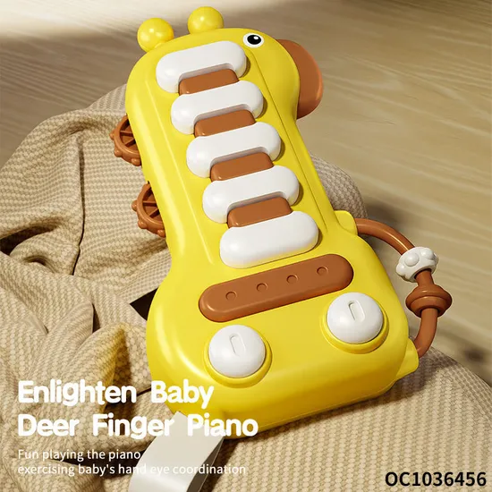 Wholesale Plastic Cartoon Giraffe Keyboards Music Electronic Baby Musical Piano Keyboard Toy