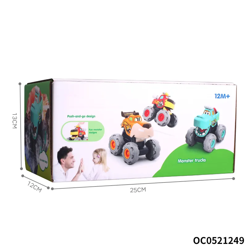 Wholesale Baby off Road Truck Friction Push and Go Shark Super Cars Toy