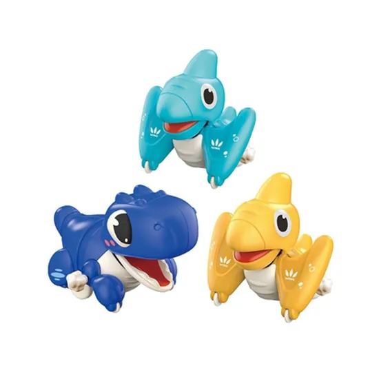Wholesale Gift Animalcustom Plastic Walking Wind up Cartoon Dinosaur Truck Toy