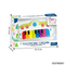 Wholesale Montessori Piano Kids Creative Musical Instrument Electronic Organ Rainbow Keyboard Toy