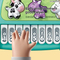 Wholesale Dinosaur Piano Musical Instruments Battery Operated Light-up Keyboard Toy for Kids