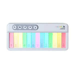 Wholesale New Electric Montessori Educational Children Sensory Musical Instrument Organ Learning Light up Toys Rainbow Keyboard Toy for Baby