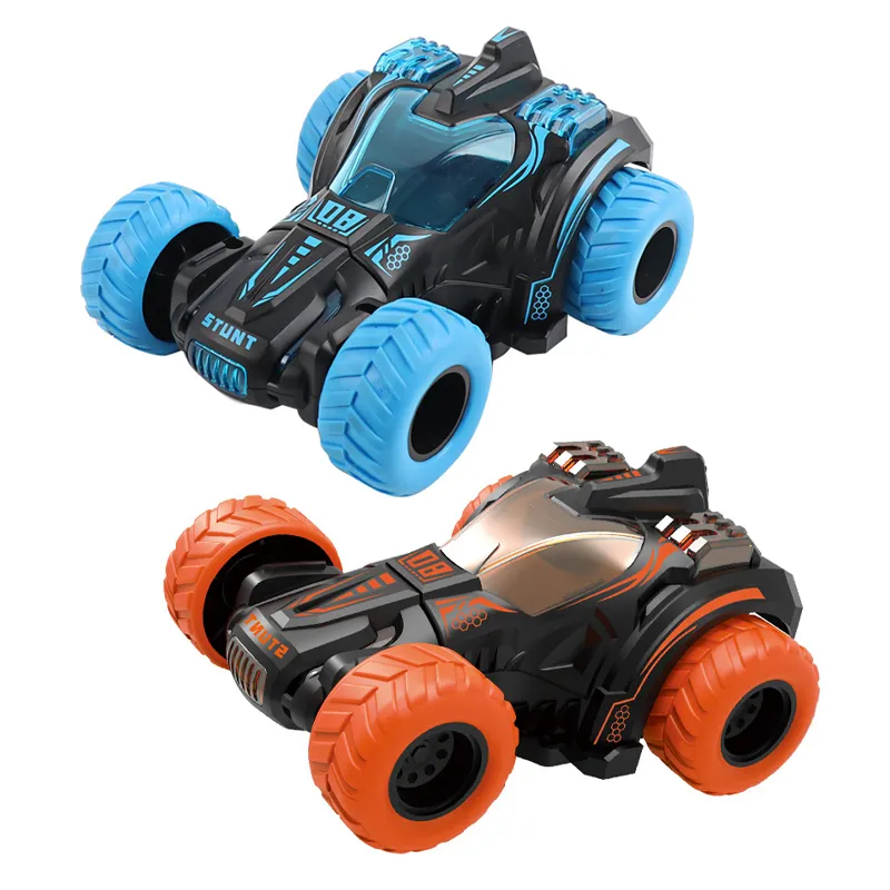 Wholesale Children Cheap Plastic Friction Stunt Super Car 360 Rotating Toy for Kids