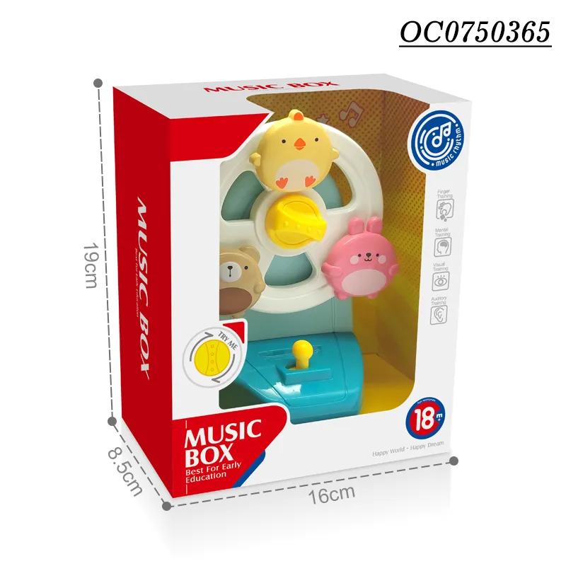 Wholesale Animal Popular Funny Animal Wheel Baby Wind up Toy for Kids