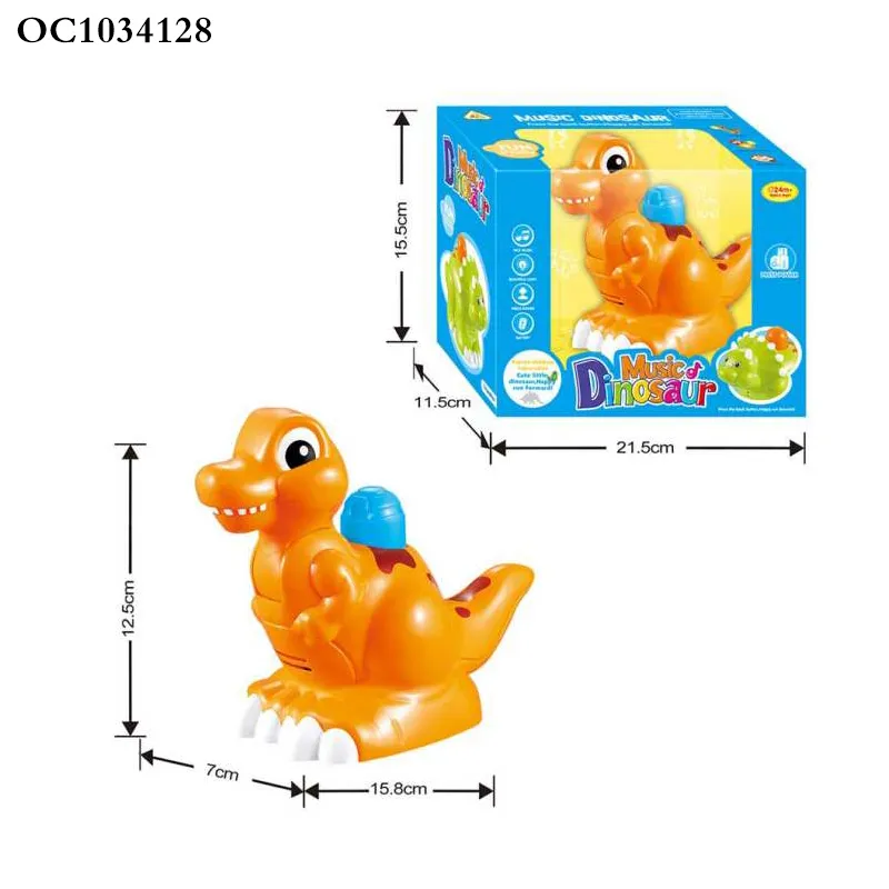 Wholesale Small Plastic Animal Press and Go Friction Dinosaur Car Educational Kids Toy