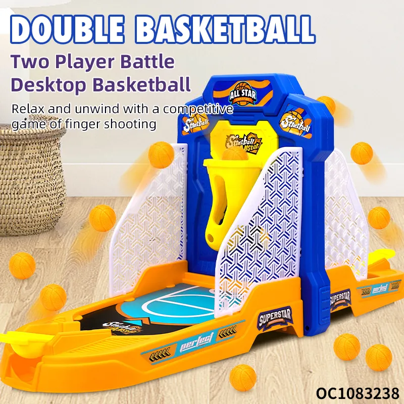 Wholesale Family Interactive Board 2 Players Fighting Fun Toy Games Basketball Ball Hoop Game for Kids