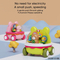 Wholesale Friction Funny Cartoon Construction Mini Car Small Plastic Toy Set for Child