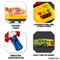 Wholesale Construction Friction Car Transporter Car Truck Toy Car Set for Kids with Light Sound