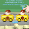 Wholesale Cheap 12PCS Plastic Mini Cute Friction Funny Cartoon Car Animals Toy for Kids