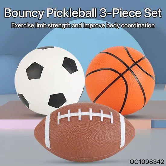 Wholesale Inflatable 3 Styles Outdoor Soccer Football Basketballball Toy Balls for Kids
