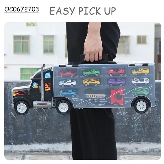 Wholesale Diecast Children Truck Metal Diecast Model Set Mini Metal Car Toy for Kids