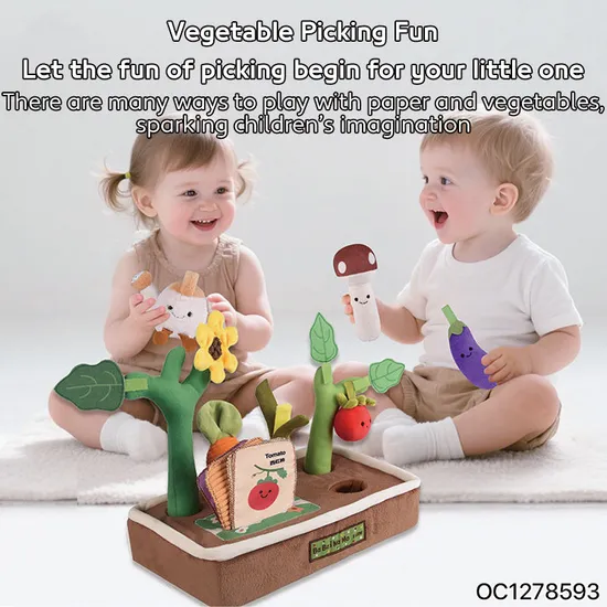 Wholesale Children Stuffed Sensory Learning Childre Hand Eyes Challenge Educationaln Plush Toy with Baby