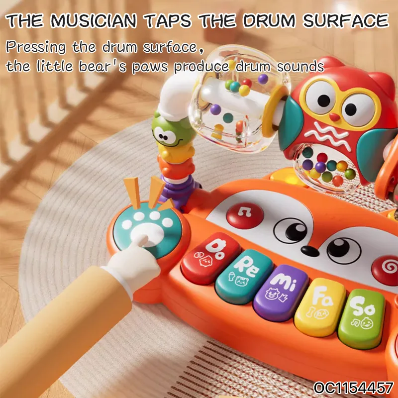Wholesale Toy Piano Electronic Child Interactive Baby Sensory Musical Keyboard for Kids