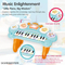 Wholesale Educational Instrumentos Musicales Electronic Plastic Musical Toys 24 Key Keyboard Piano for Kids
