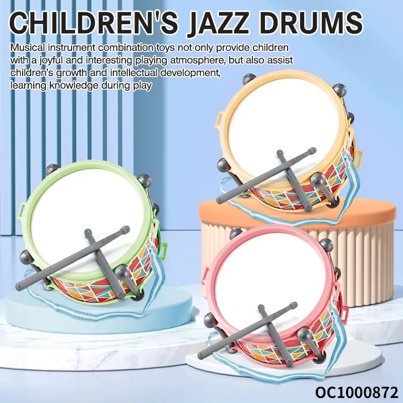 Wholesale Musical Plastic Cartoon Kids Set Baby Musical Hand Set Baby Drum Toys