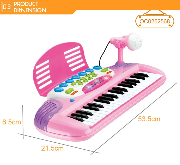 Wholesale Montessori Children's Baby Creative Composer Portable Piano Musical Instruments Toy Electronic Keyboard