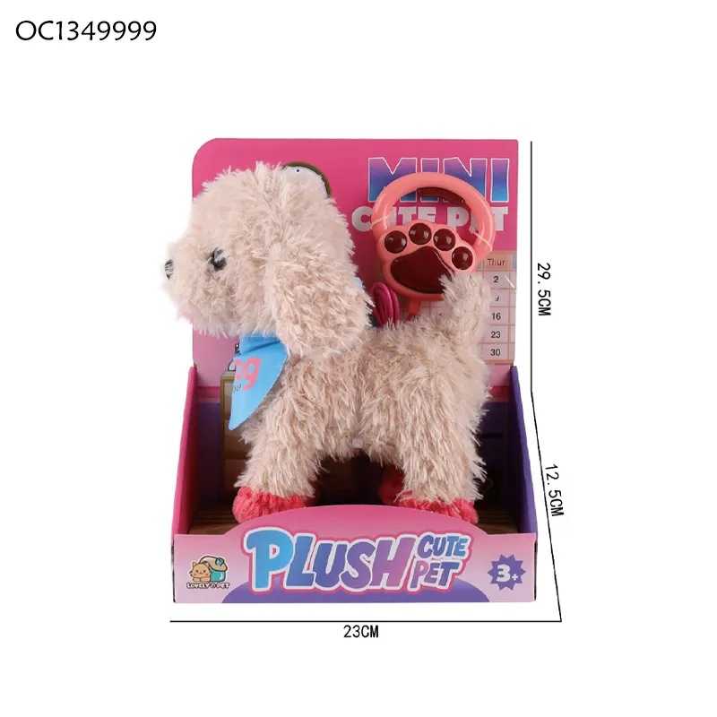Wholesale Cute Pet Voice Custom Electric Plush Puppy Dog Animal Toy
