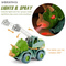 Wholesale Miniature Educational Dinosaur Friction Children's Toy Trucks