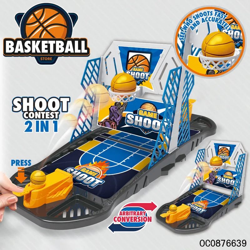 Wholesale Intelligence Hot Sale 2 Player Battle Mini Table Basketball Board Toys Game for Kids