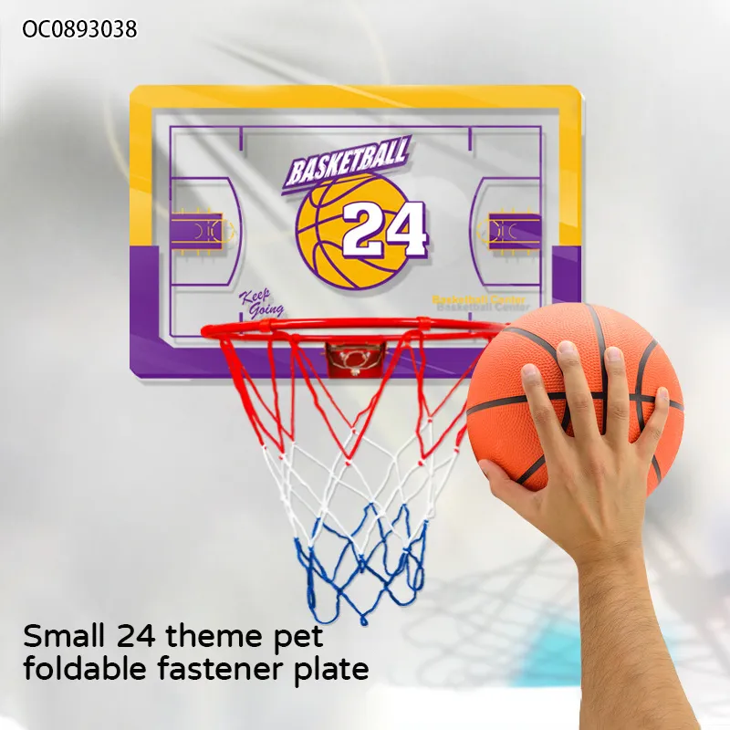 Wholesale Custom Wall Hanging Height Adjustable Basketball Board Indoor Sports Games Toy Hoop Stand for Kids