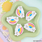 Wholesale Customized Mini Pullback Rainbow Car Plastic Cheap Toy Set
