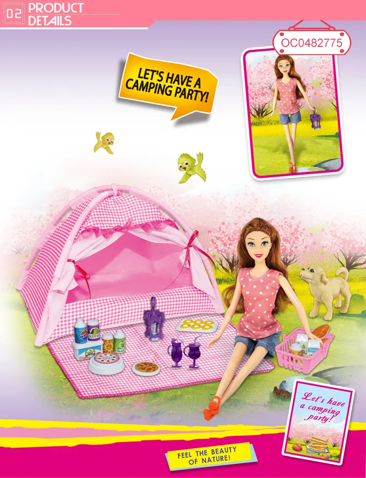 Wholesale Indoor Family Child Baby Doll Sets Kids Play Tent