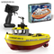 Wholesale 1: 72 Scale Plastic High Speed Mini Electric Racing Remote Control RC Model Toys Boat for Kid