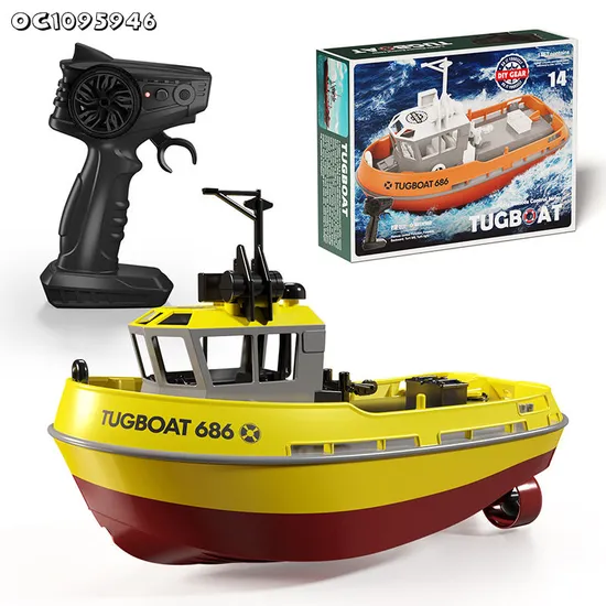 Wholesale 1: 72 Scale Plastic High Speed Mini Electric Racing Remote Control RC Model Toys Boat for Kid