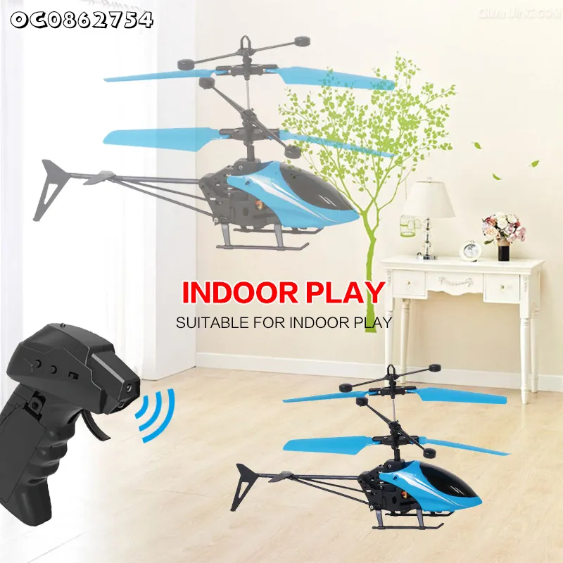 Wholesale Mini LED RC Small Remote Control Hand Gesture Flying Toys Helicopter with Light