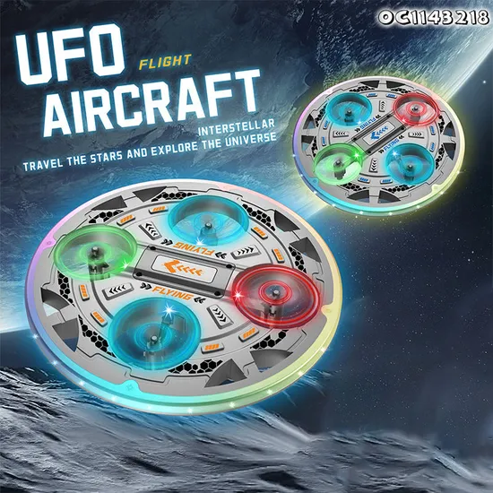 Wholesale Controlled Children DIY RC Remote Control Quadcopter Light up Flying Drone Toys for Kids