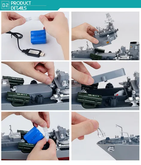 Wholesale Plastic 2.4G Remote Control RC Model Radio Control Boat