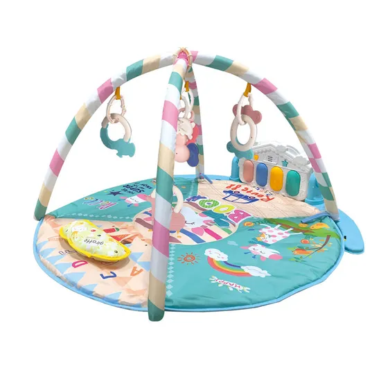 Hot Selling Baby Activity Animal Exercise Crawling Mat Newborn Foldable Safe Baby Play Gym Mat
