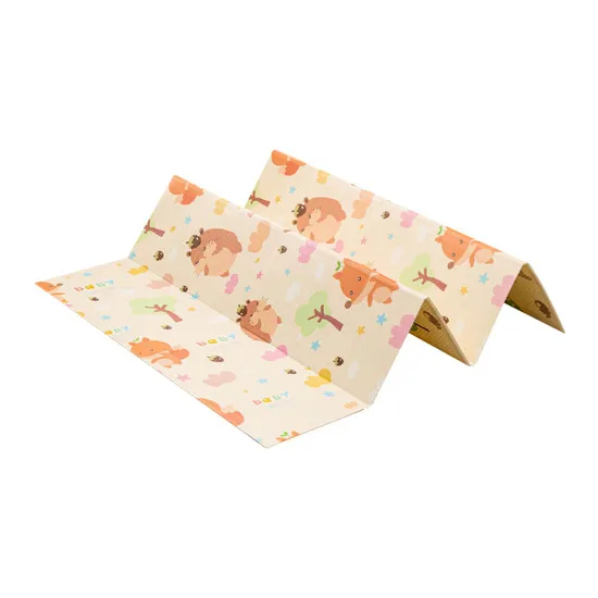 Kids Crawling 2 Side Foldable Waterproof Foam Play Mat Educational Game Soft Safe Foam Picnic Carpet