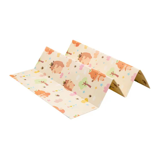 Kids Crawling 2 Side Foldable Waterproof Foam Play Mat Educational Game Soft Safe Foam Picnic Carpet