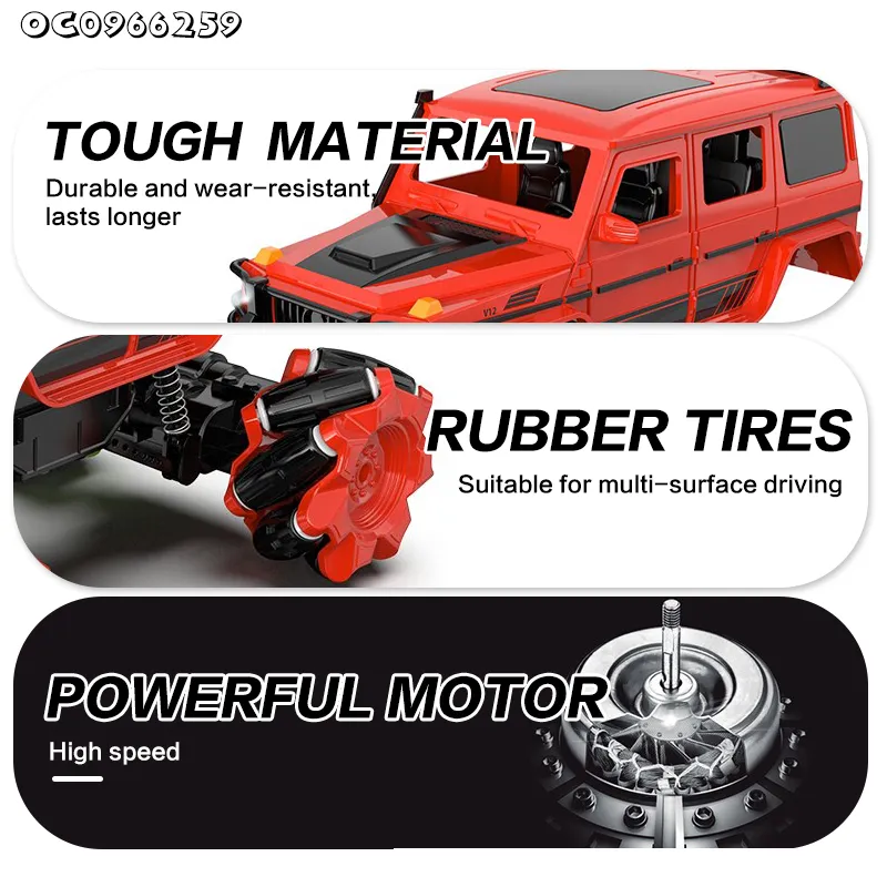 Wholesale 1: 16 Scale Remote Control Model off Road Toys Race Game RC Drift Car with Light
