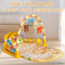 Hot Selling Newborn Pedal Musical Piano Creative Training Play Gym Soft Safe Mat with Hanging Toys