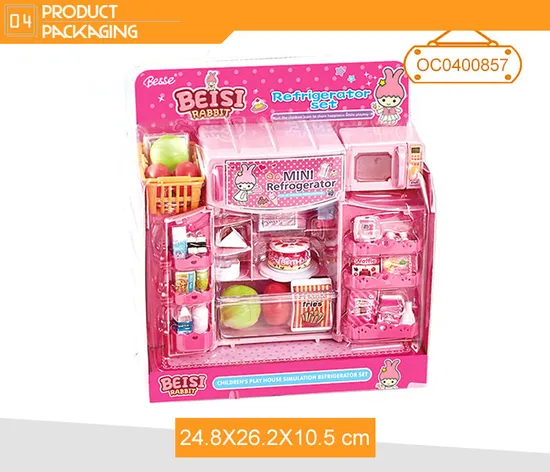 Wholesale Household Mini Children's Plastic Play Set Kitchen Cabinet Toys