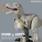 Dinosaur Theme Park Gift Wholesale Plastic Dinosaur Children New Electronic Small Toys Customize for Boys with Light and Sound