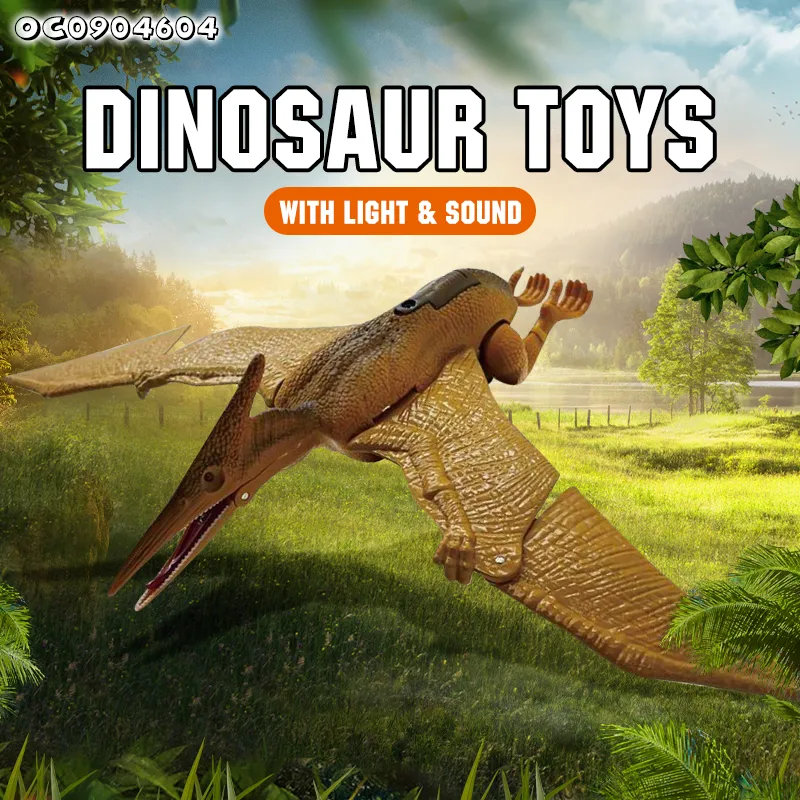Display Box Plastic Jurassic Dinosaur Model Simulated Pterosaur Toy Flying B O Dinosaur Toy for Cognitive Education