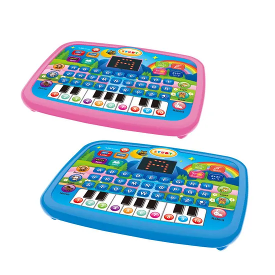 Wholesale Montessori Kids Laptop Education Musical Sound Learning Machine Keyboard Toy