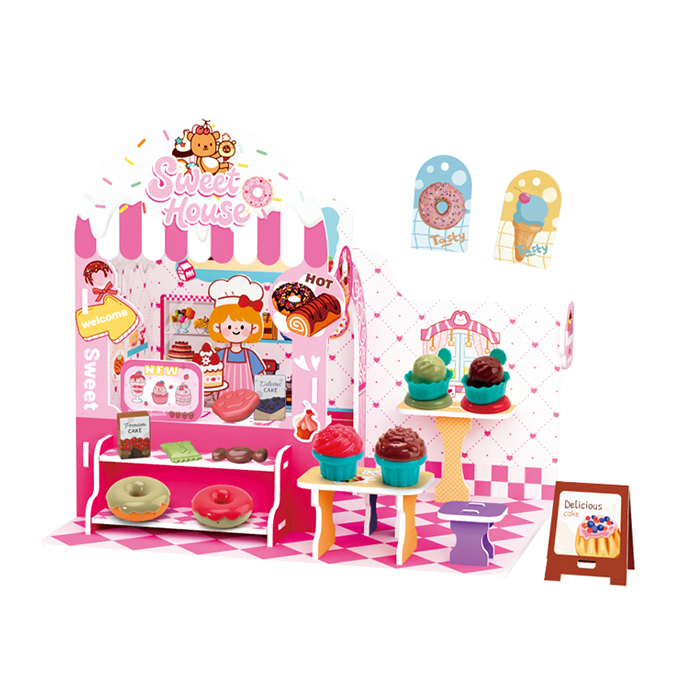 OC1259194 Cardboard Puzzle Dessert Toys
