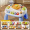 Multifunctional Montessori Battery Operated Toy Soothing Musical Steering Wheel Spinning Educational Activity Toy for Children
