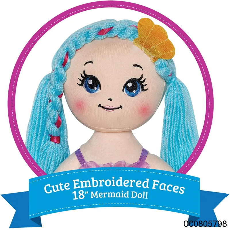 Wholesale Stuffed Soft Girl Custom Plush Doll Toys for Kids