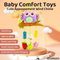 Wholesale Children Stuffed Anti-Stress Sensory Pull Animal Musical Plush Baby Sensory Owl Plush Toy
