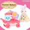 Wholesale Soft Animal Stuffed Mini Plush Rabbit Dolls Children Montessori Pretend Educational Toy