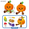 Wholesale Stuffed Fruit and Vegetable Cutting Custom Plush Cognitive Baby Educational Learning Toy