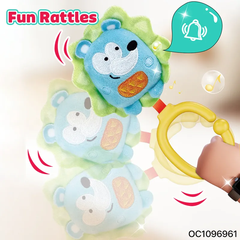 Wholesale Animal Stuffed Soft Play Baby Mobile Soother Music Plush Montessori Sensory Toy