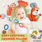 Wholesale Animal Stuffed Soft Play Baby Mobile Soother Music Plush Montessori Sensory Toy