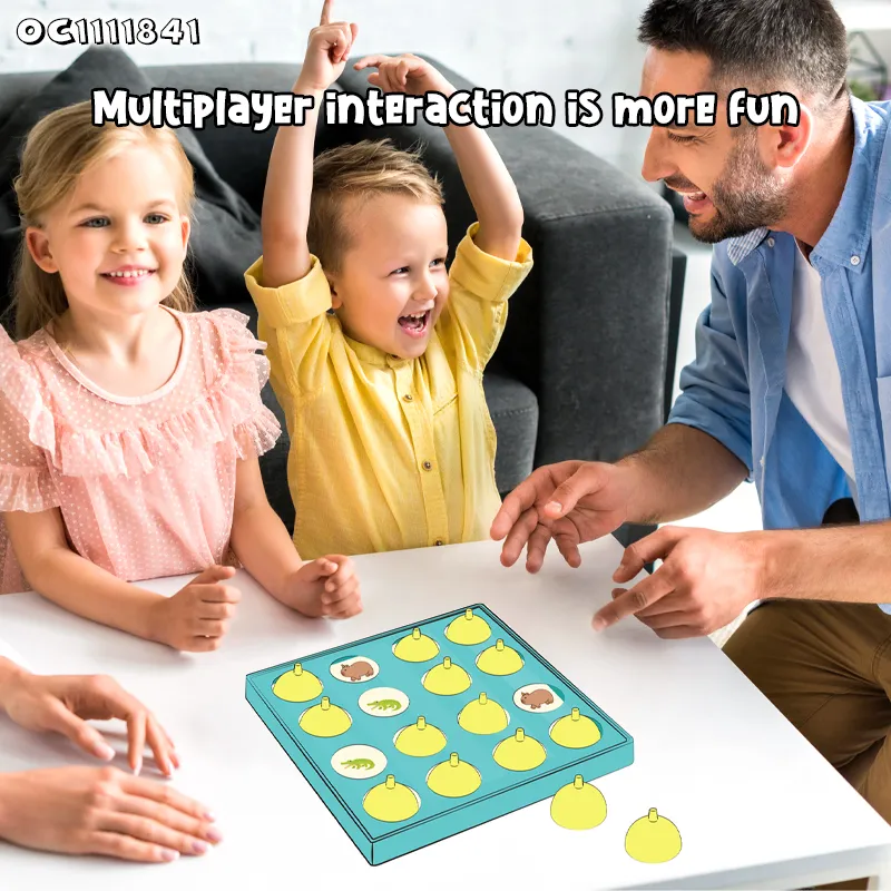Wholesale Family Interactive Board Games Educational Custom Memory Chess Puzzle Game for Child