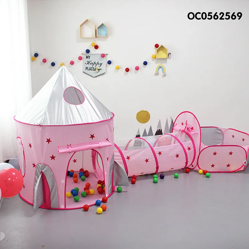 Wholesale Indoor Outdoor Funny Children's Pink Kids Play Tent House